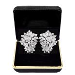 19.0ct Diamond and Platinum Earrings