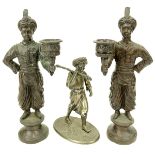 Grouping of Three Orientalist Figural Sculptures