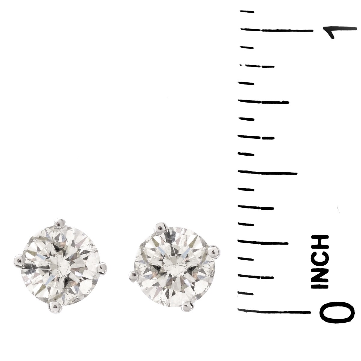2.25ct TW Diamond and 14K Gold Ear Studs - Image 4 of 4