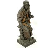 After Anatole Guillot (1865 - 1911) Spelter Figure