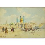 Arthur Sarkissian (20th Century) Orientalist W/C