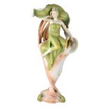 Amphora Porcelain Maiden Figural Vase