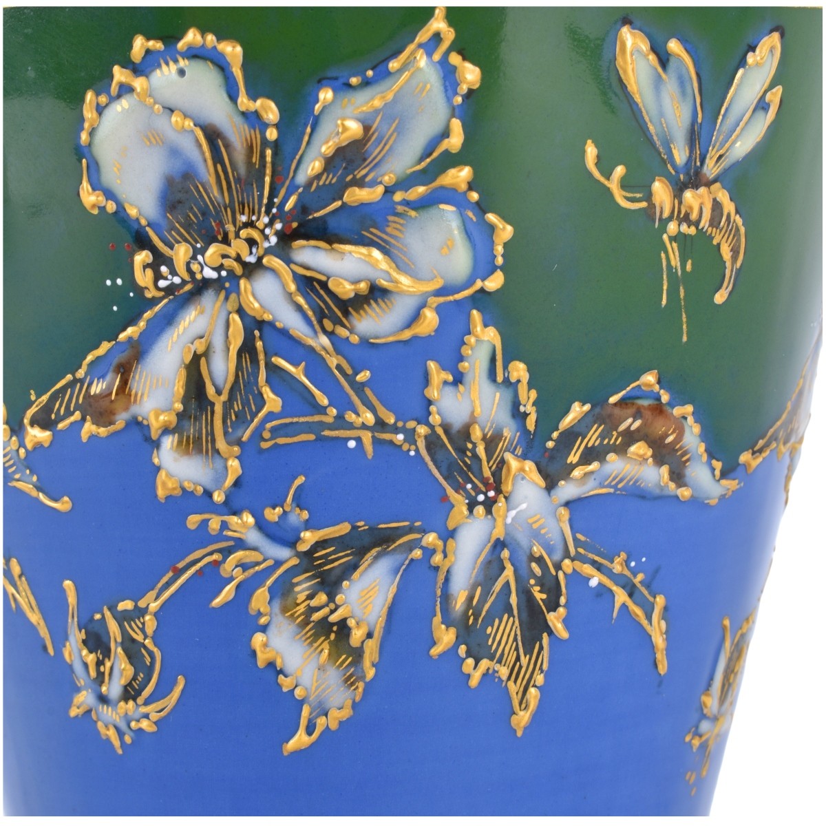 Turn Teplitz Amphora Woodland and Rising Sun Vase - Image 3 of 5