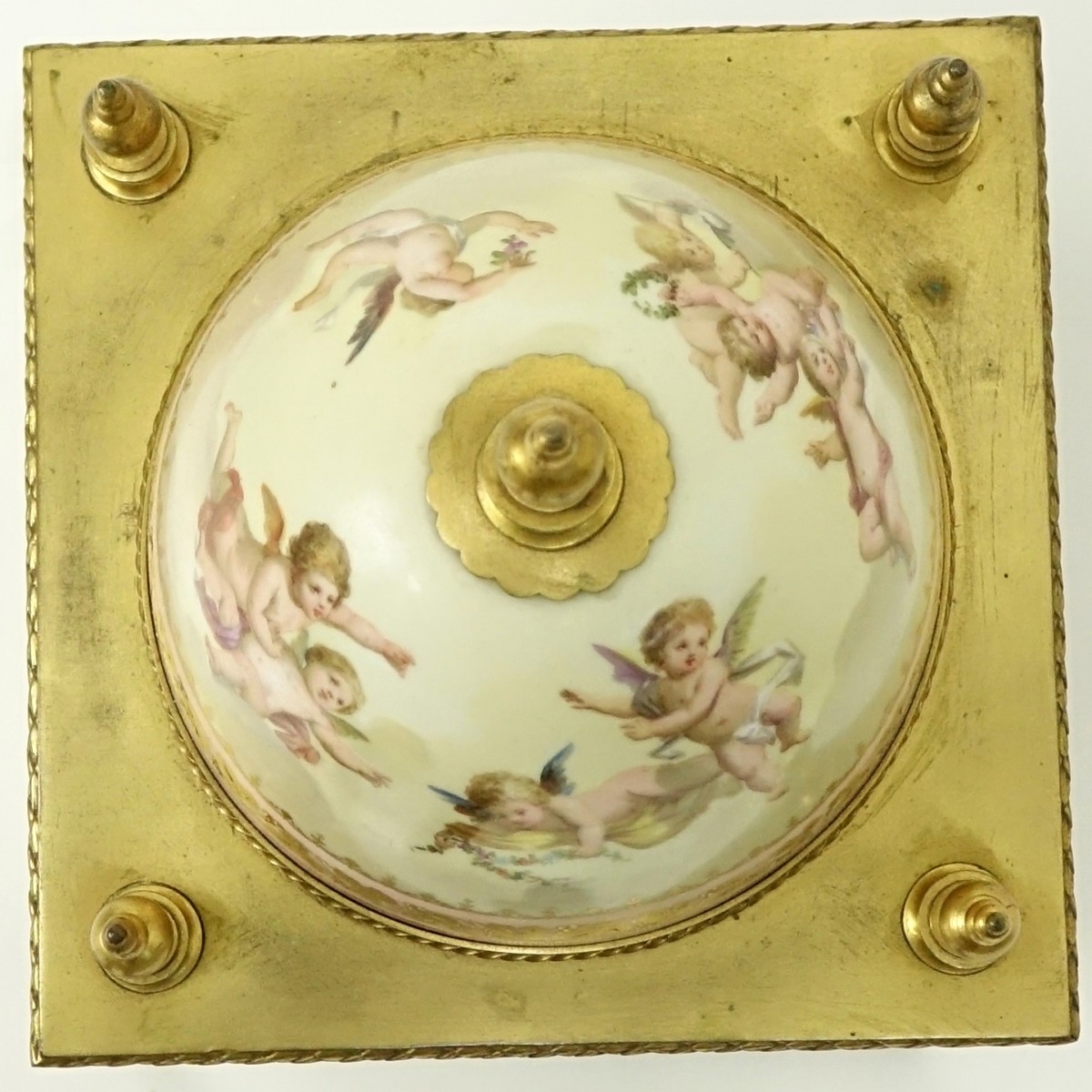 19th C. Royal Vienna Porcelain Mantle Clock - Image 3 of 8