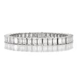 20.5ct TW Diamond and Platinum Bracelet