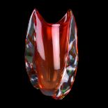 Formia for Murano Italian Art Glass Free Form Vase