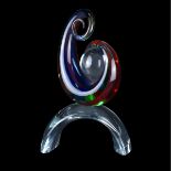 Murano Italian Art Glass Abstract Centerpiece