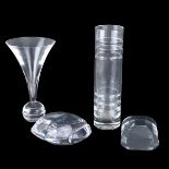 Grouping of Four (4) Vintage Crystal Tableware