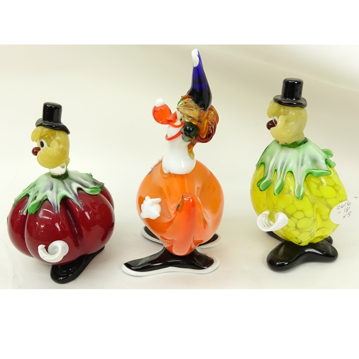 Mid Century Murano Art Glass Clown Figurines - Image 7 of 8