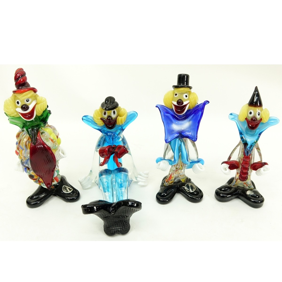 Mid Century Murano Art Glass Clown Figurines - Image 5 of 9