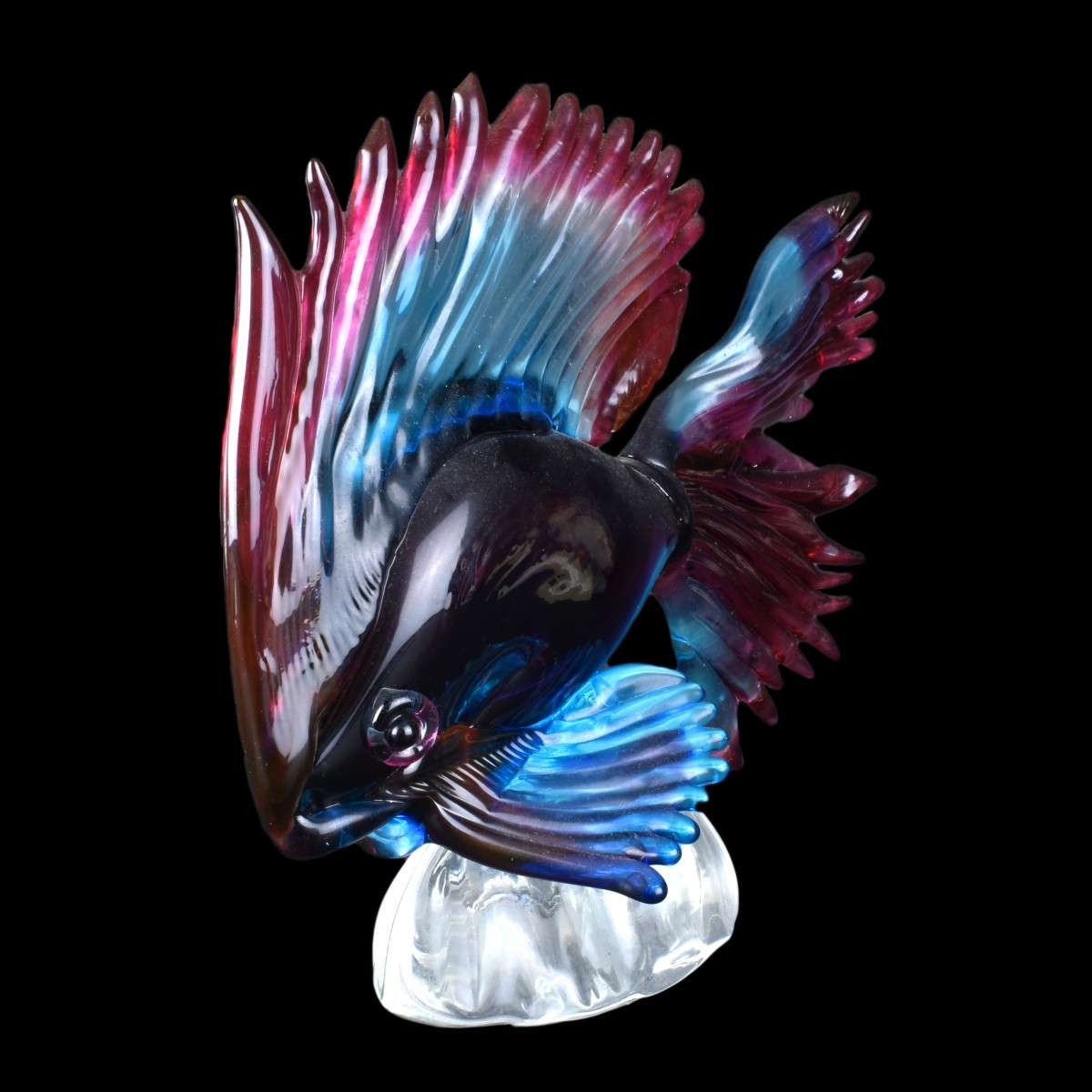 Two (2) Murano Glass Fish Figurines - Image 2 of 3