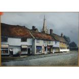 Reg Siger - Woolpit, ink and watercolour, signed lower right,