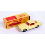 Dinky Toys, 185 Alfa Romeo 1900 Super Sprint, lemon yellow body with red interior,