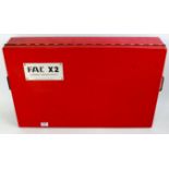 Empty Box for a FAC X2 of Sweden Universal Construction Kit, with plastic and wooden tray,