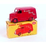 Dinky Toys, 455 Trojan van 'BROOKE BOND TEA', red body and hubs,