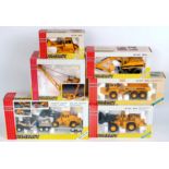 Joal Compact Construction Diecast Group, 6 boxed examples, to include Heavy Duty Transporter,
