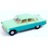 Spot On, loose model Ford Zodiac, 2 two tone green and turquoise body, cream interior,