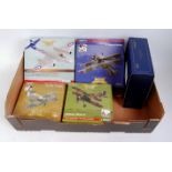 Corgi Aviation Archive and Oxford Diecast Boxed 1/72nd scale Aircraft Group, 5 examples,