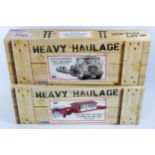 Corgi Heavy Haulage 1/50th scale boxed diecast group, 2 examples, both appear as issued,