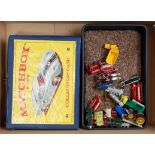 Tray of mixed play worn and loose Matchbox Models of Yesteryear and 1-75 series diecast,