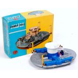 Corgi Toys, 1119, HDL Hovercraft SR-N1, blue, white and grey body, yellow rear rudders,