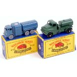 Matchbox 1-75 Series Group, 2 examples, to include No.71 Army Water Tanker (NM-BVG), and No.