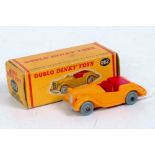 Dublo Dinky Toys 062 Singer Roadster, yellow and red example,