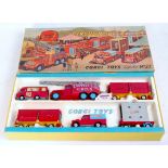 Corgi Toys, gift set 23, Chipperfields Circus set comprising of No. 1121 crane truck, 2x No.