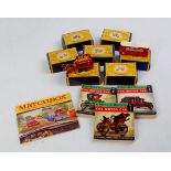 7 various boxed Matchbox models of Yesteryear, all in the original yellow and blue all card boxes,