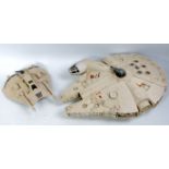 A quantity of various loose Star Wars 1980s vehicles and space accessories to include Millennium