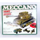 Meccano 1978 release Army Construction Set, appears complete, very little use,