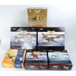 Corgi Aviation Archive 1/72nd scale boxed aircraft group, 6 examples, 1 model missing stand,