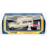 Corgi Toys, 406, Mercedes Bonna Ambulance, comprising of cream ambulance with detailed spoked hubs,
