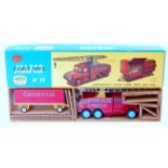 Corgi Toys, gift set 12, Chipperfields Circus crane truck and cage, comprising of 1121 crane truck,
