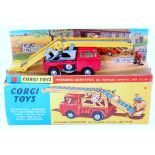 Corgi Toys, 64 forward control Jeep with working conveyor, red body with yellow working conveyor,