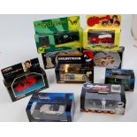 Corgi Toys and Minichamps TV related box diecast group, 9 boxed examples,