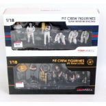 TSM Models, 1/18th scale Pit Crew Boxed Sets, 2 examples,