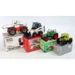 4 various boxed mixed manufactured farming diecast vehicles to include Gama, Gescha,