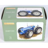 Universal Hobbies 1/16th scale model of a County 654, finished in blue, white and grey,