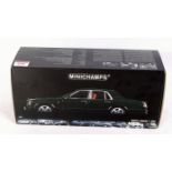 Minichamps 1/18th scale model of a Bentley Arnage T 2002, finished in metallic green,