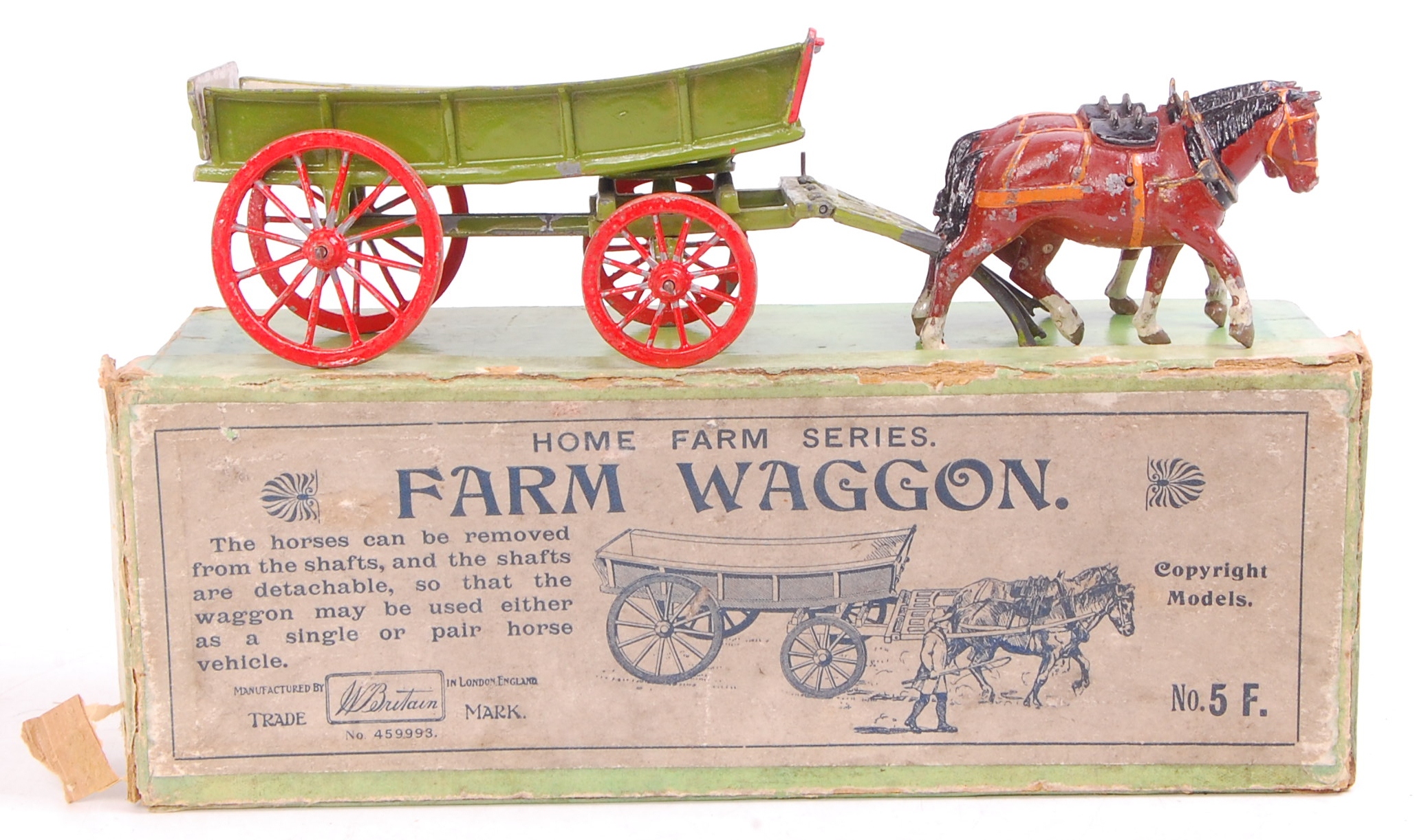 Britains Farm Series, Set 5F - Farm Wagon,