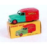 Dinky Toys, 470, Austin "Shell BP" Delivery Van, red and green body with red hubs,