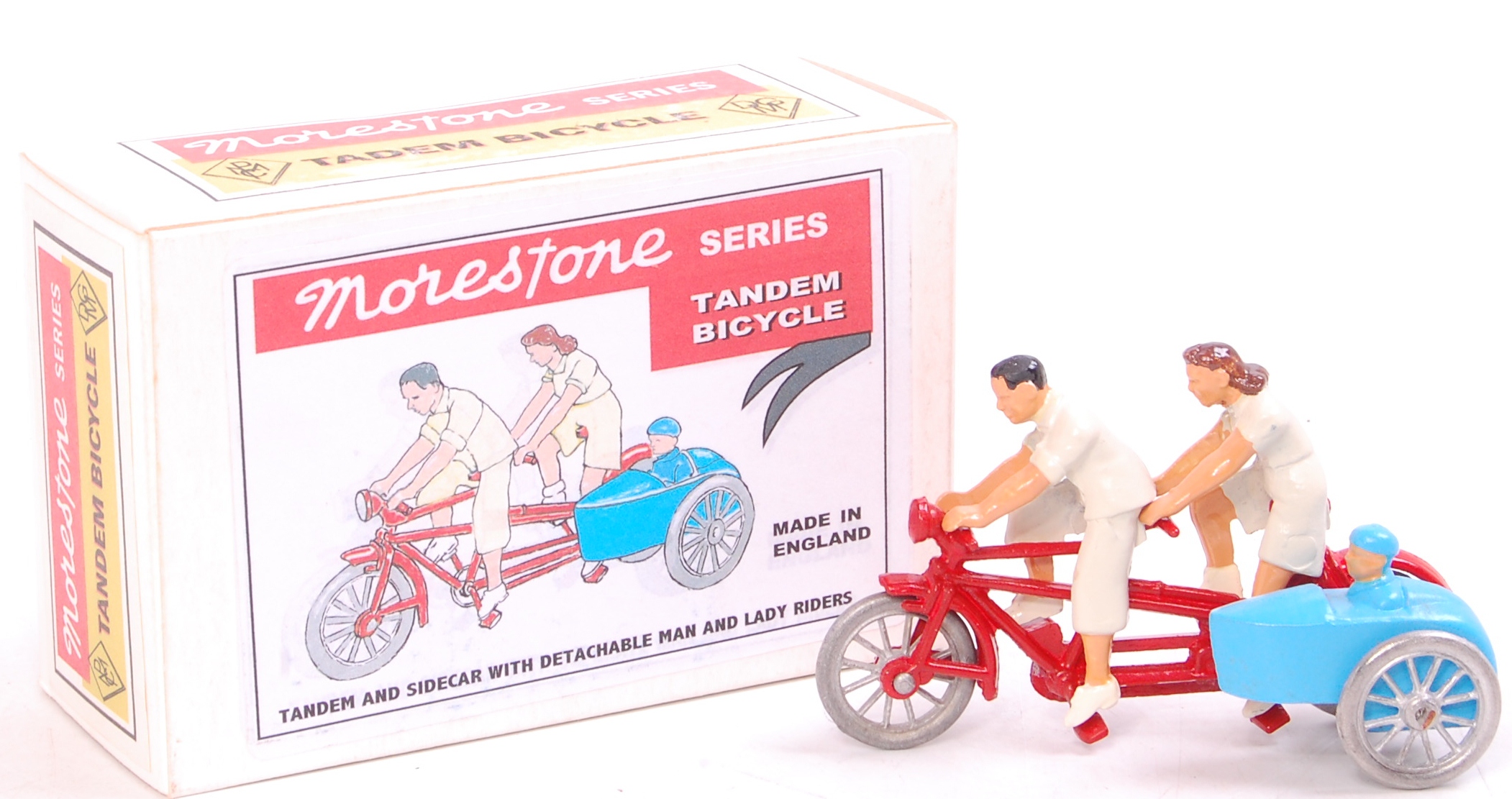 Morestone Reproduction Model of a Tandem Bicycle,