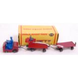A Dublo Dinky 076 Lancing Bagnall tractor and trailer,