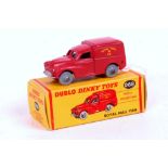 Dublo Dinky, 068 Royal Mail van, red, grey knobbly wheels (NM,