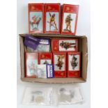 A quantity of various white metal and resin mixed scale military and American Civil War figure kits,