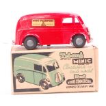 Triang Minic, post war clockwork 10CWT Morris Commercial Delivery Van,
