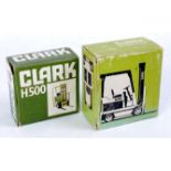 Conrad 1/25th scale Clark Forklift Group, 2 examples, model numbers No.297 and No.