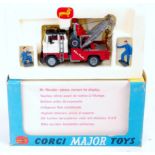 Corgi Toys, 1142 Holmes Wrecker truck, red, white and grey body with grey twin booms,
