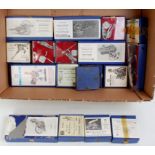 18 various boxed as issued Hinchcliffe Models of Huddersfield white metal military figure and field